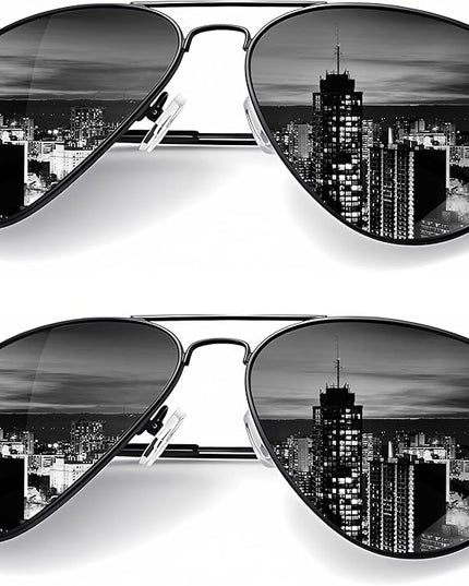 KALIYADI Classic Aviator Sunglasses for Men Women Driving Sun glasses Polarized Lens UV Blocking