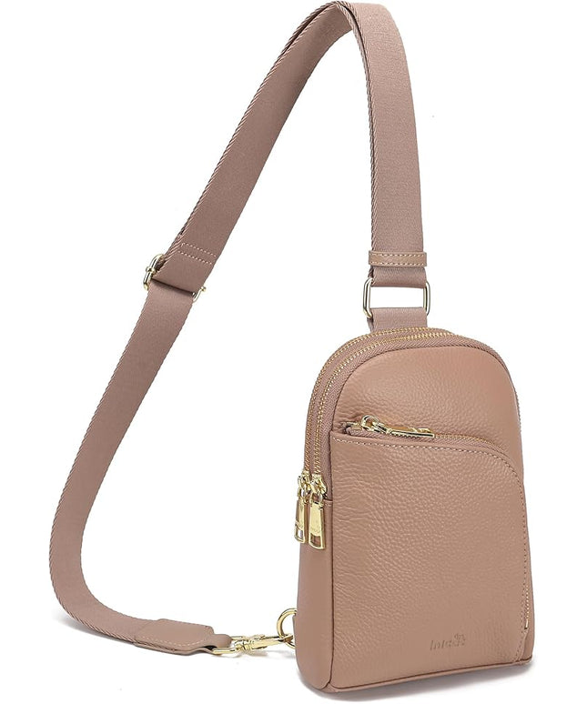 INICAT RFID Blocking Sling Bag Anti Theft Crossbody Bags Women Valentine's Day Gifts Travel Purses Vegan Leather