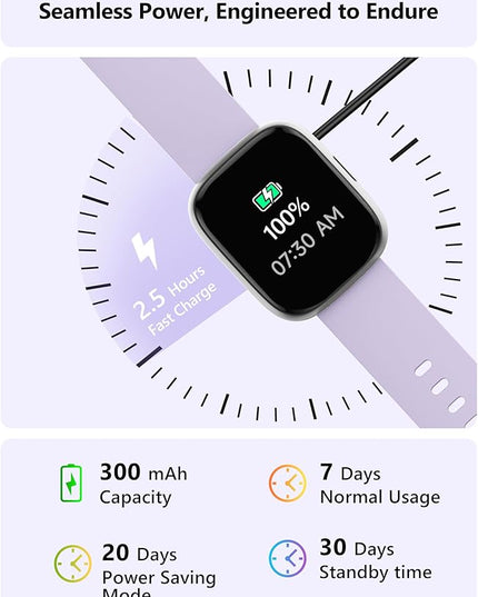 Smart Watch for Women Men Android & iPhone [2 Bands, 44mm case], Alexa Built-in, 1.83'' Smartwatch Make/Answer Call, HR SpO2 Sleep Stress Monitor Fitness Tracker, IP68 Waterproof Step Counter Watch