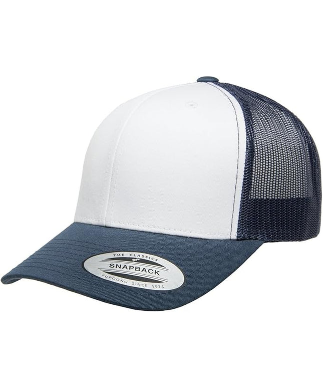 Yupoong Classic Premium Mesh 6 Panel Retro Trucker Cap | Mid Profile Snapback | OSFA | Bulk Pack Available