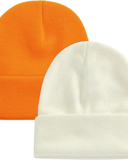 ZOORON 1&2 Pack Beanie for Men Women Slouchy Beanie Hats Winter Knit Caps Soft Ski Hat Unisex
