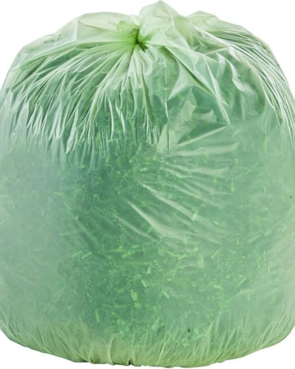 Stout by Envision Ecosafe-6400 Bags, 13 Gal, 0.85 Mil, 24" X 30", Green, 45/box
