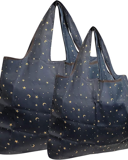 allydrew Large Foldable Tote Nylon Reusable Grocery Bags