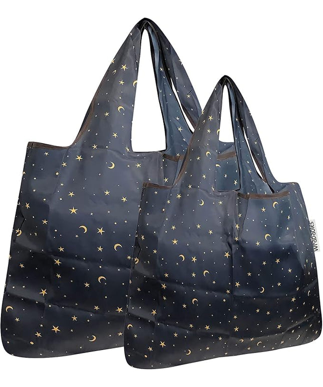 allydrew Large Foldable Tote Nylon Reusable Grocery Bags