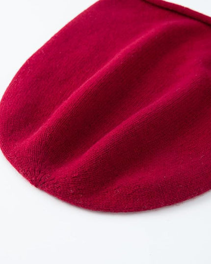 Villand 100% Cashmere Slouchy Beanie Hat for Women, Knitted Ladies Soft Warm Cashmere Skull Beanies Cap