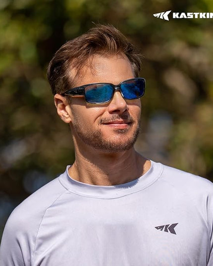 KastKing Skidaway Polarized Sport Sunglasses for Men and Women,Ideal for Driving Fishing Cycling and Running,UV Protection