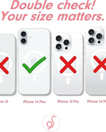 Sonix x Sanrio Case for iPhone 16 Plus | Compatible with MagSafe | 10ft Drop Tested | Hello Kitty and Friends Stickers