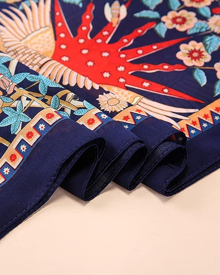 Fashion Scarves Scarf 100% Silk Feeling Scarf Silk Like Scarves Long Lightweight Sunscreen Shawls for Women