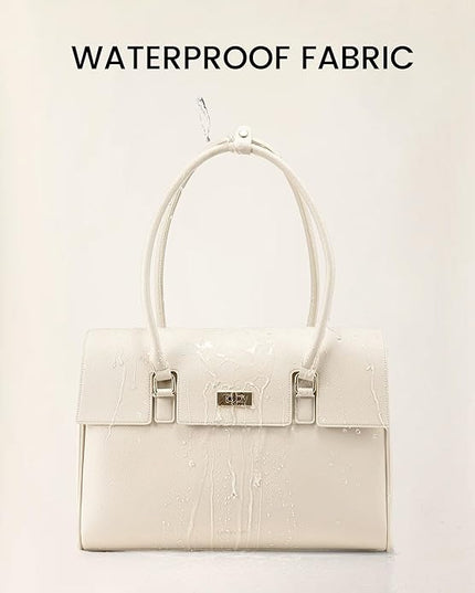 LOVEVOOK Laptop Bag for Women Work Tote Messenger Bag Waterproof Business Office Professional Handbag Shoulder Bag
