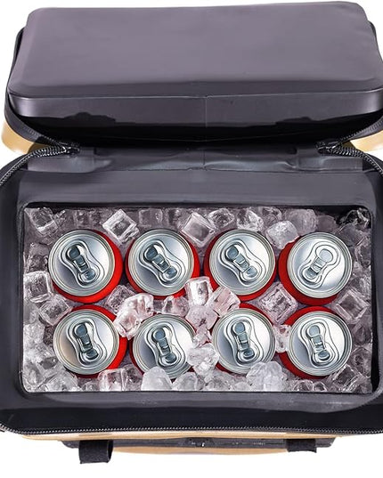 Convertible Cooler Backpack with Dry Storage by JustinCASE | Waterproof Travel Cooler Bag for Drinks, Clothes & Trips