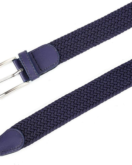 Braided Canvas Woven Elastic Stretch Belts for Men/Women/Junior with Multicolored
