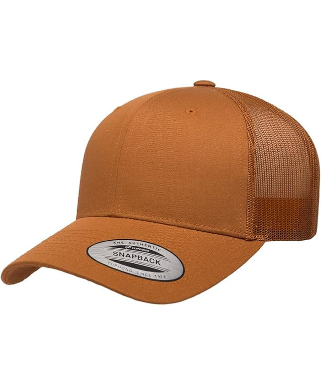 Yupoong Classic Premium Mesh 6 Panel Retro Trucker Cap | Mid Profile Snapback | OSFA | Bulk Pack Available