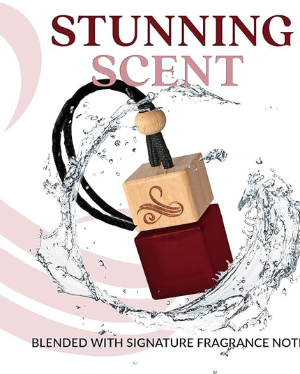 Carat Rouge Car Air Freshener for Women | Baccarat Rouge 540 Car Scents for Women | Car Fragrances - Carat Rouge by Perfa, Maroon