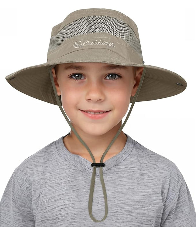Century Star Outdoor Kids Sun Hat UPF 50+ Quick Dry Adjustable Bucket Hat Windproof Waterproof Beach Fishing Safari Hat