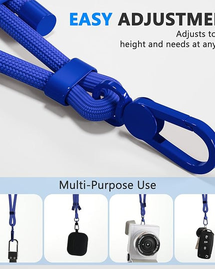 4 Pack Phone Lanyard & Wrist Strap, Cell Phone Lanyard for Around The Neck Adjustable Phone Strap for Most Smartphones