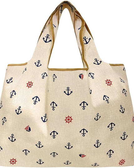allydrew Large Foldable Tote Nylon Reusable Grocery Bags