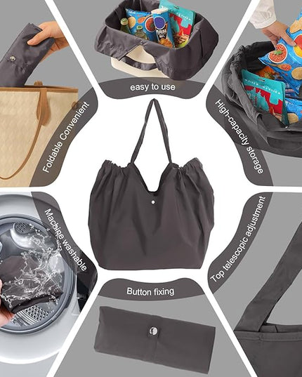 Reusable Grocery Bags,Reusable Shopping Bags,Folding Bags Totes,Stretchable and shrinkable shopping bag for Groceries