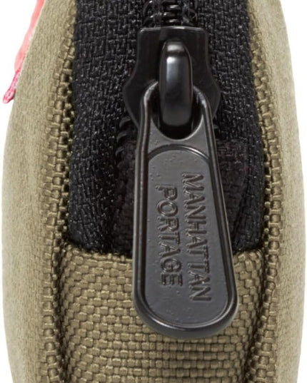 Manhattan Portage Coin Purse With Zipper Closure Pouch Eclectic Colors Credit Card ID Card Jewelry Keys Water Resistant Gift 1000D CORDURA® Everyday Carry