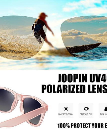 Joopin Square Sunglasses Polarized UV Protection Trendy Designer Sun Glasses Men Women