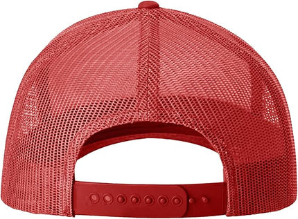 TZ Promise Men Women Plain Cotton Trucker Cap with Breathable Mesh Back, Snapback Baseball Hats