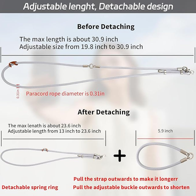 3-in-1 Adjustable Phone Lanyard Crossbody Cell Phone Neck Strap Universal Mobile Wrist Lanyard