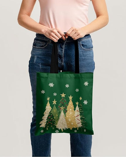 Horaldaily Canvas Tote Bag,Reusable Shoulder Tote Bag for Women Lady Casual Vacation, Shopping, Work, Gym
