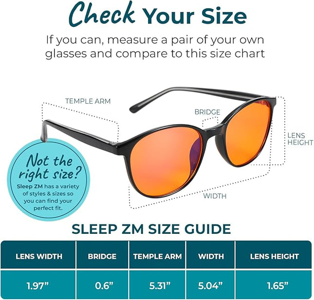 100% Blue Light Blocking Glasses - Women + Men - Better Sleep - Anti Eye Strain Protection - Computer Screens Gaming