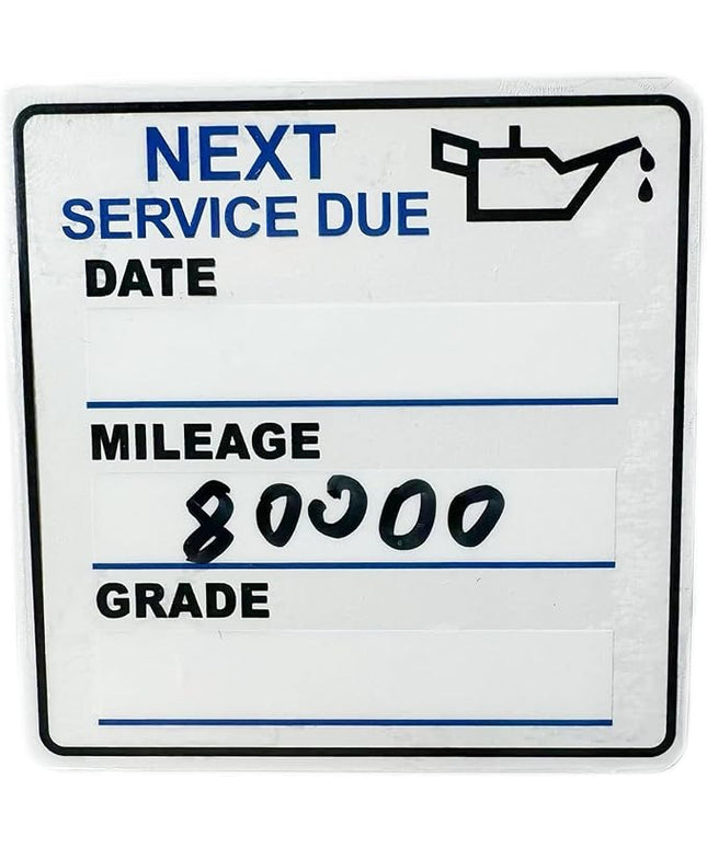 Oil Change Stickers，150pcs 2x2 inch Oil Change Stickers for windscreen - Easy to use and Remove