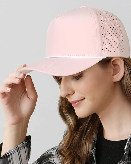 Quick Dry Baseball Cap Snapback Hats Mesh Trucker Hat for Men Women Water-Resistant Outdoor Golf Hat Ball Cap
