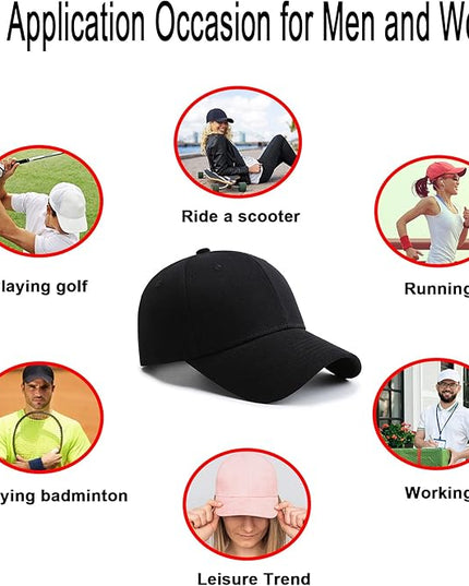PFFY 2 Packs Baseball Cap Golf Dad Hat for Men and Women