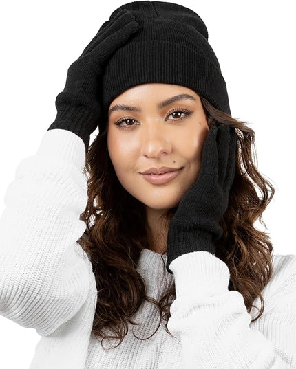 48 Pack Winter Beanies, Bulk Cold Weather Warm Knit Skull Caps, Mens Womens Unisex Hats