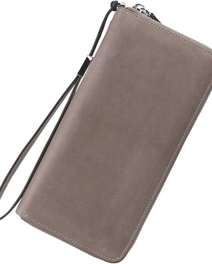 Lavemi Small Compact Women Wallet RFID Blocking Genuine Leather Bifold Purse with ID Windows