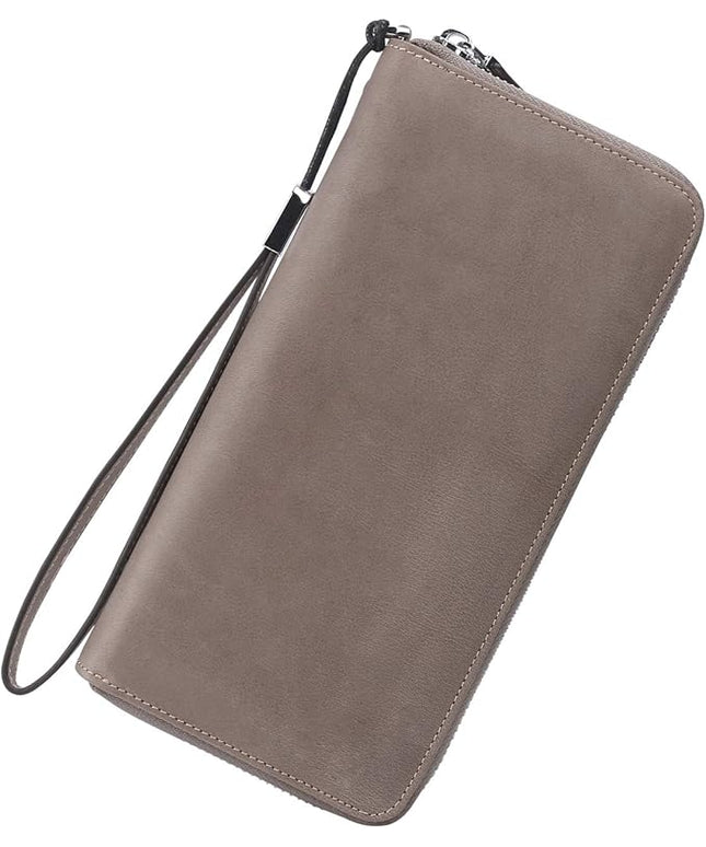 Lavemi Small Compact Women Wallet RFID Blocking Genuine Leather Bifold Purse with ID Windows