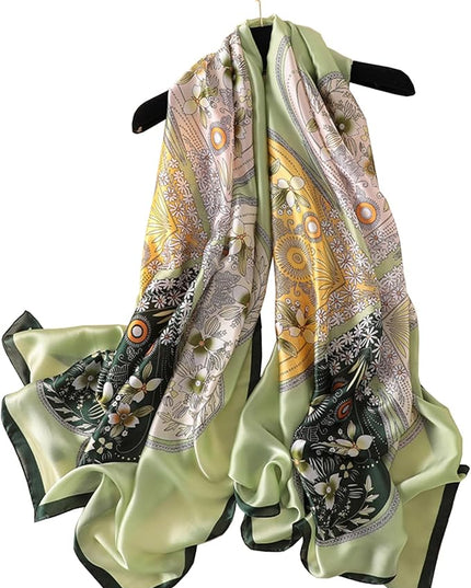 Silk Scarf Mulberry Silk Fashion Scarves Long Lightweight Shawl Wrap …