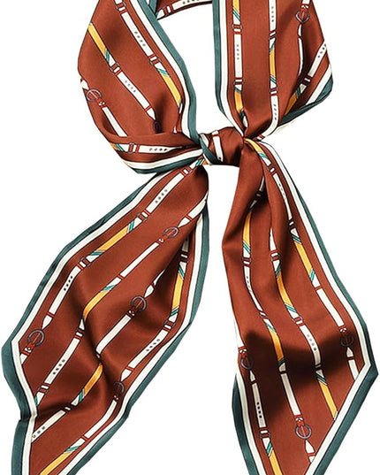 Purse Scarf For Handbags Head Scarves For Women's Hair Bags Scarfs Long Skinny Scarves Fashion Silky