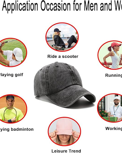 NPQQUAN Original Classic Low Profile Baseball Cap Golf Dad Hat Adjustable Cotton Hats Men Women Unconstructed Plain Cap
