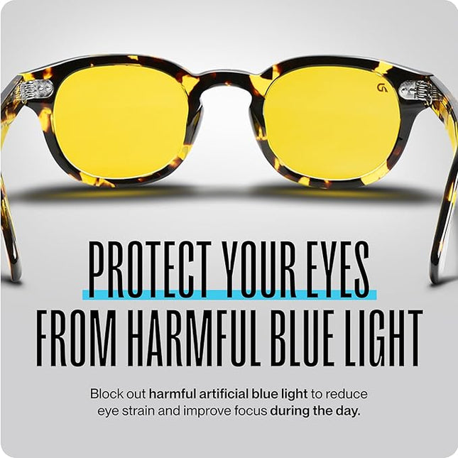 DREAM RECOVERY Blue Light Blocking Glasses for Computer, Gaming, Screen Fatigue