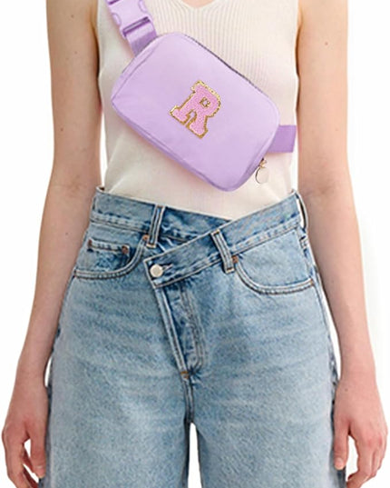 Uygafly Birthday Gifts for 6 7 8 9 10 11 12 13 Year Old Girls,Fanny Pack Belt Bag Crossbody Bags for Women Girls Kids,Fashion Waist Packs Cute Teen Trendy Stuff Travel Essentials | Lavender,R