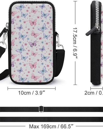 Small Crossbody Bags for Men, Cool Lightweight Sling Phone Pouch, Slim Cell Phone Purses