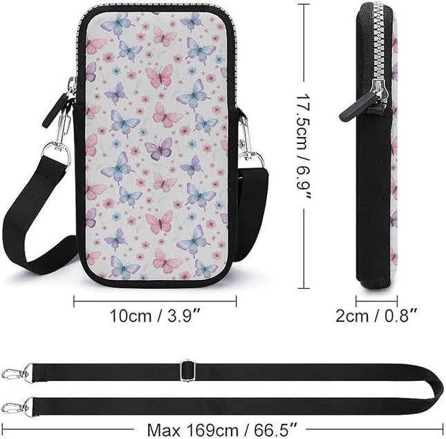 Small Crossbody Bags for Men, Cool Lightweight Sling Phone Pouch, Slim Cell Phone Purses