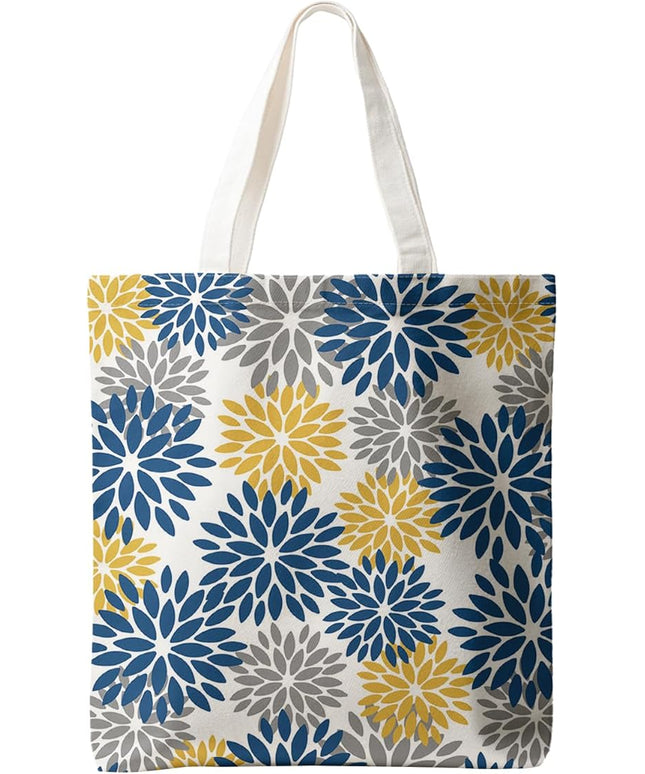 Horaldaily Canvas Tote Bag,Reusable Shoulder Tote Bag for Women Lady Casual Vacation, Shopping, Work, Gym