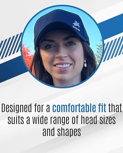 Baseball Cap with Adjustable Buckle Closure - Regular Fit Baseball Hat for Men & Women - Stylish Recycled Cotton Cap