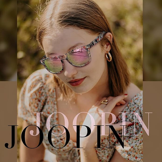 Joopin Square Sunglasses Polarized UV Protection Trendy Designer Sun Glasses Men Women