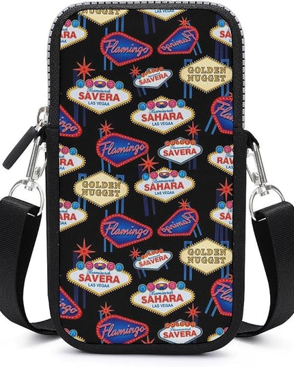 Unisex Small Crossbody Bags, Women Men Portable Adjustable Crossbody Phone Wallet Pouch