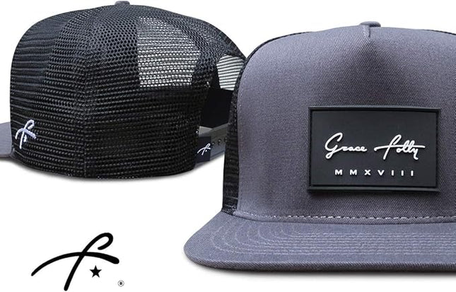 Grace Folly Trucker Hat for Men & Women. Snapback Mesh Caps