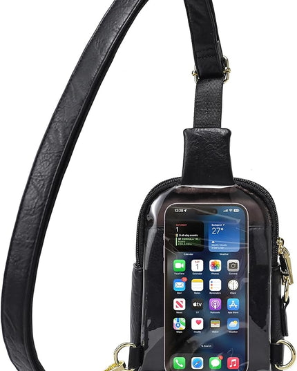 INICAT Sling Bag for Women Touchscreen Small Crossbody Cell Phone Purse Fanny Pack