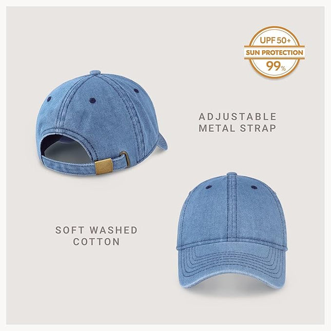 CHOK.LIDS Everyday Premium Dad Hat Unisex Cotton Baseball Cap for Men and Women Adjustable Lightweight Polo Style Curved Brim