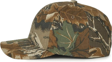 Realtree Advantage Camo Hat – Structured Hunting Cap, Pro Round Crown, Adjustable Snapback, Outdoor Style