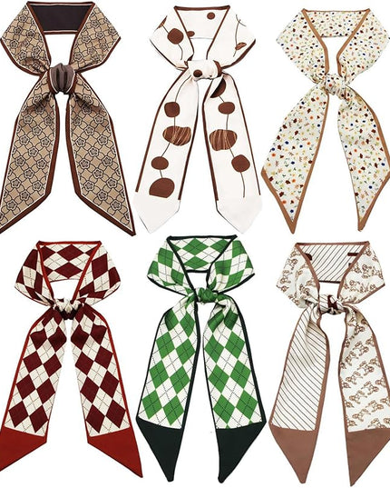 Purse Scarf Handbags For Women Skinny Hair Neck Accessories Scarves With Bag Scarfs Handle Fashion Lightweight