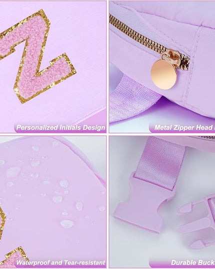 Uygafly Birthday Gifts for 4 5 6 7 8 9 10 11 12 13 Year Old Girls,Graduation Gifts for Teens Kids Daughter Sister Her,Fanny Pack Crossbody Bag Belt Bag Cute Trendy Stuff | Lavender,Z